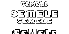 Coloriage Semele