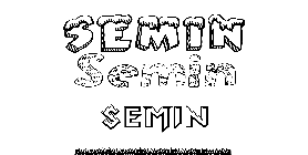 Coloriage Semin