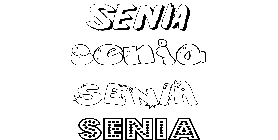 Coloriage Senia