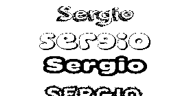 Coloriage Sergio