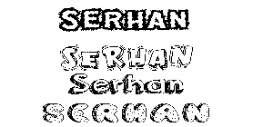 Coloriage Serhan