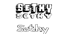 Coloriage Sethy