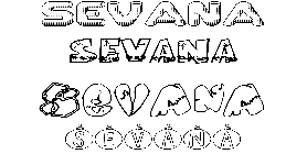 Coloriage Sevana