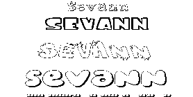 Coloriage Sevann