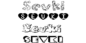 Coloriage Sevki