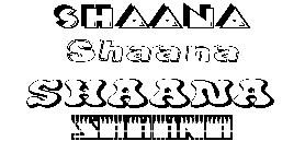 Coloriage Shaana