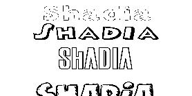 Coloriage Shadia