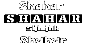 Coloriage Shahar