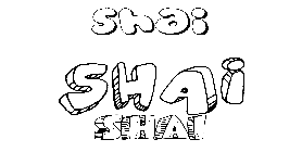 Coloriage Shai