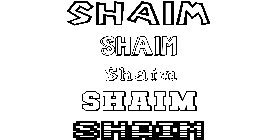 Coloriage Shaim