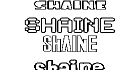 Coloriage Shaine