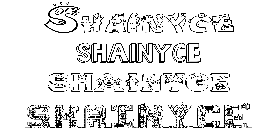 Coloriage Shainyce