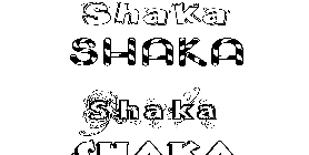 Coloriage Shaka