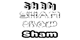 Coloriage Sham