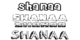 Coloriage Shanaa