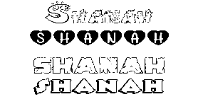 Coloriage Shanah