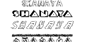 Coloriage Shanaya