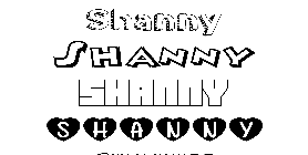 Coloriage Shanny