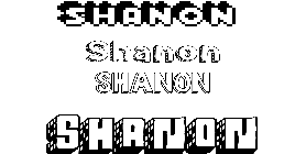 Coloriage Shanon