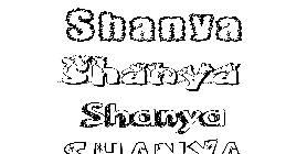Coloriage Shanya