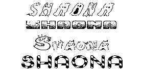 Coloriage Shaona