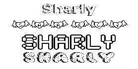 Coloriage Sharly