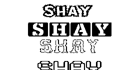 Coloriage Shay