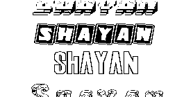 Coloriage Shayan