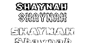 Coloriage Shaynah