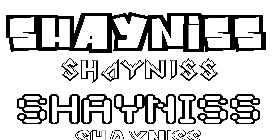 Coloriage Shayniss
