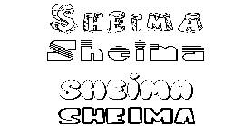 Coloriage Sheima