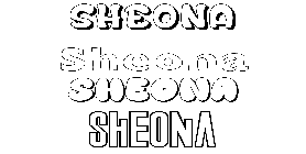 Coloriage Sheona