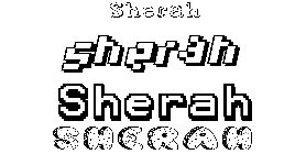 Coloriage Sherah