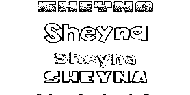 Coloriage Sheyna