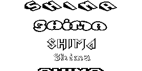 Coloriage Shima