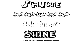 Coloriage Shine