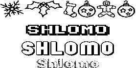 Coloriage Shlomo