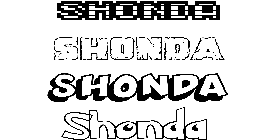 Coloriage Shonda