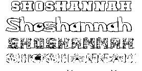 Coloriage Shoshannah