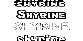 Coloriage Shyrine