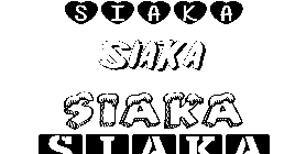 Coloriage Siaka