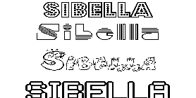 Coloriage Sibella