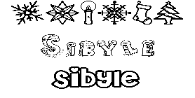 Coloriage Sibyle