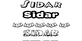 Coloriage Sidar