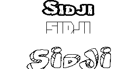 Coloriage Sidji