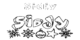 Coloriage Sidjy