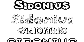 Coloriage Sidonius