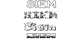 Coloriage Siem