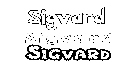 Coloriage Sigvard