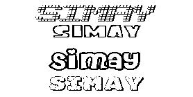 Coloriage Simay